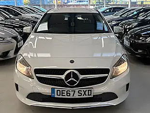 Used 2018 Mercedes-Benz a Class Se (executive) White - Interior and Exterior details 5
