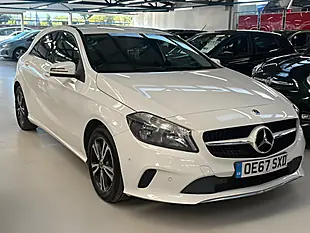 Used 2018 Mercedes-Benz a Class Se (executive) White - Interior and Exterior details 8