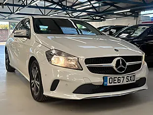 Used 2018 Mercedes-Benz a Class Se (executive) White - Interior and Exterior details 9