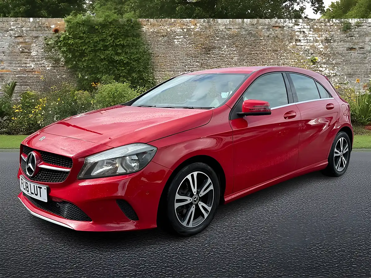 Used 2018 Mercedes-Benz a Class Se Red - Interior and Exterior details 4