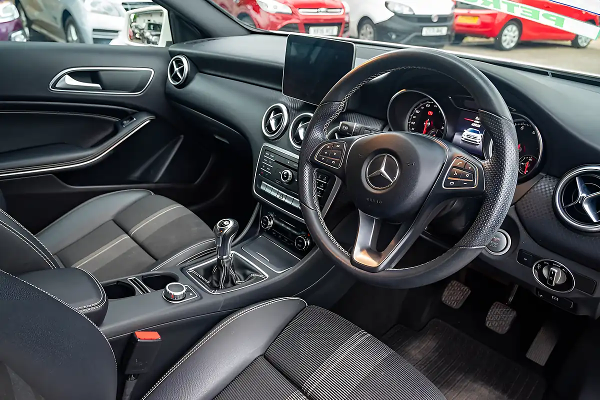 Used 2018 Mercedes-Benz a-Class Sport Edition Calcite White - Interior and Exterior details 2