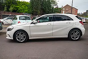 Used 2018 Mercedes-Benz a-Class Sport Edition Calcite White - Interior and Exterior details 4