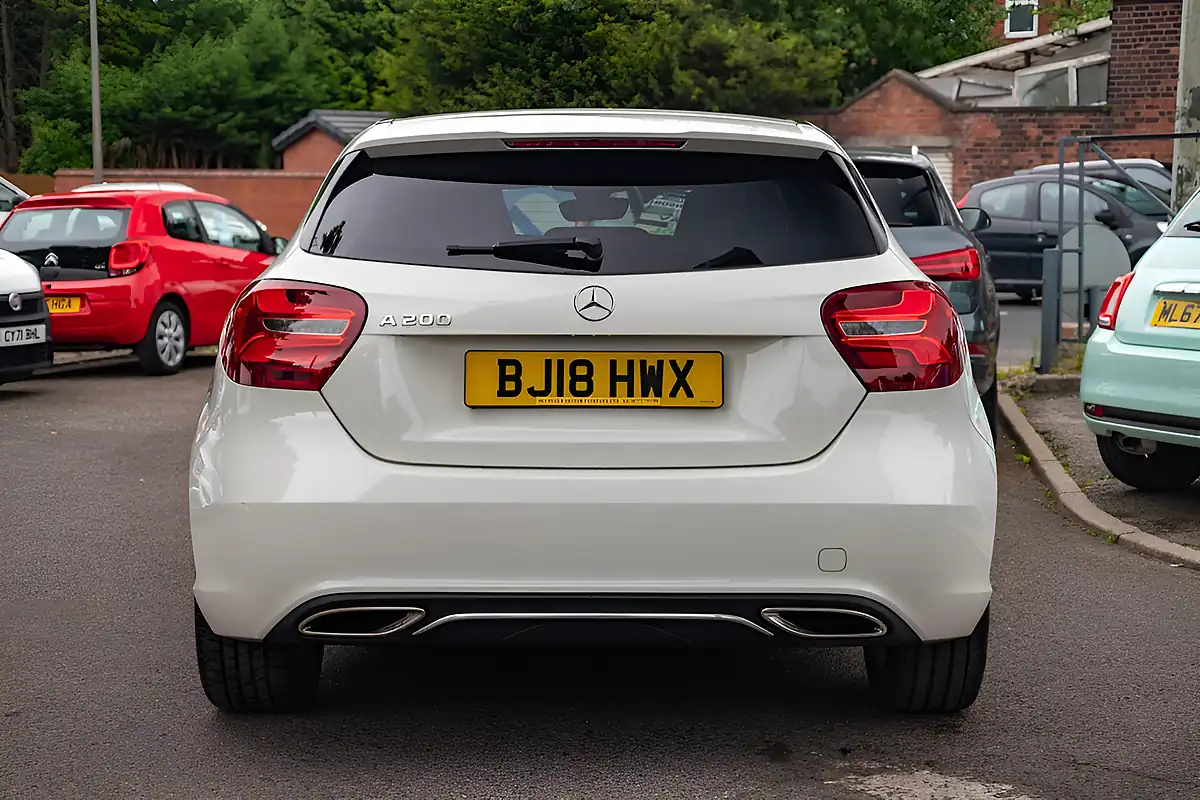 Used 2018 Mercedes-Benz a-Class Sport Edition Calcite White - Interior and Exterior details 6