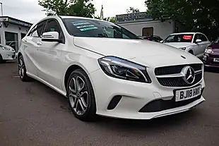Used 2018 Mercedes-Benz a-Class Sport Edition Calcite White - Interior and Exterior details 9
