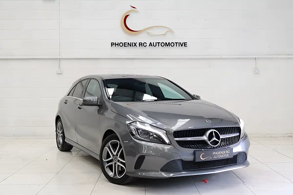 Used 2018 Mercedes-Benz a Class Sport Edition Grey - Front View