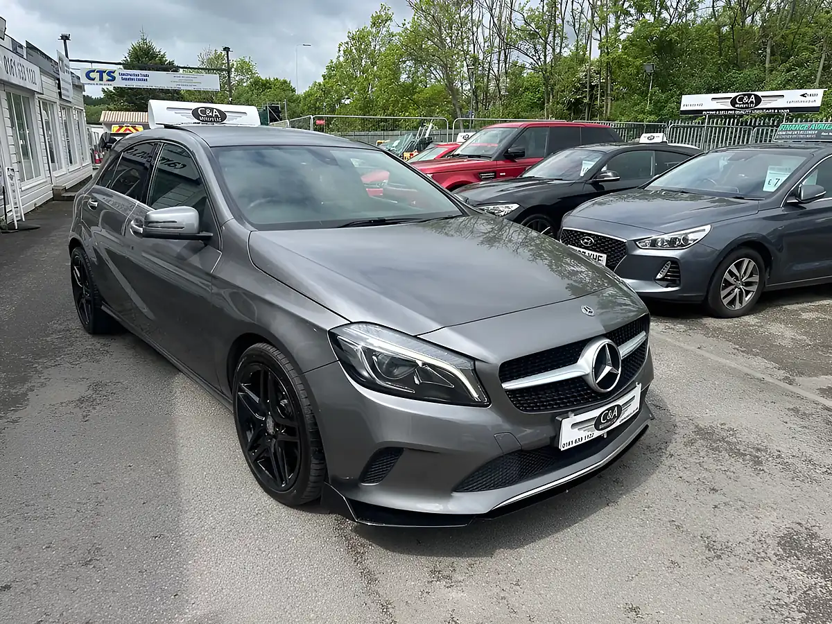 Used 2018 Mercedes-Benz a Class Sport Edition Plus Grey - Front View