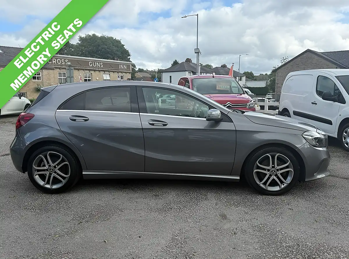 Used 2018 Mercedes-Benz a Class Sport Edition Plus Mountain Grey - Front View
