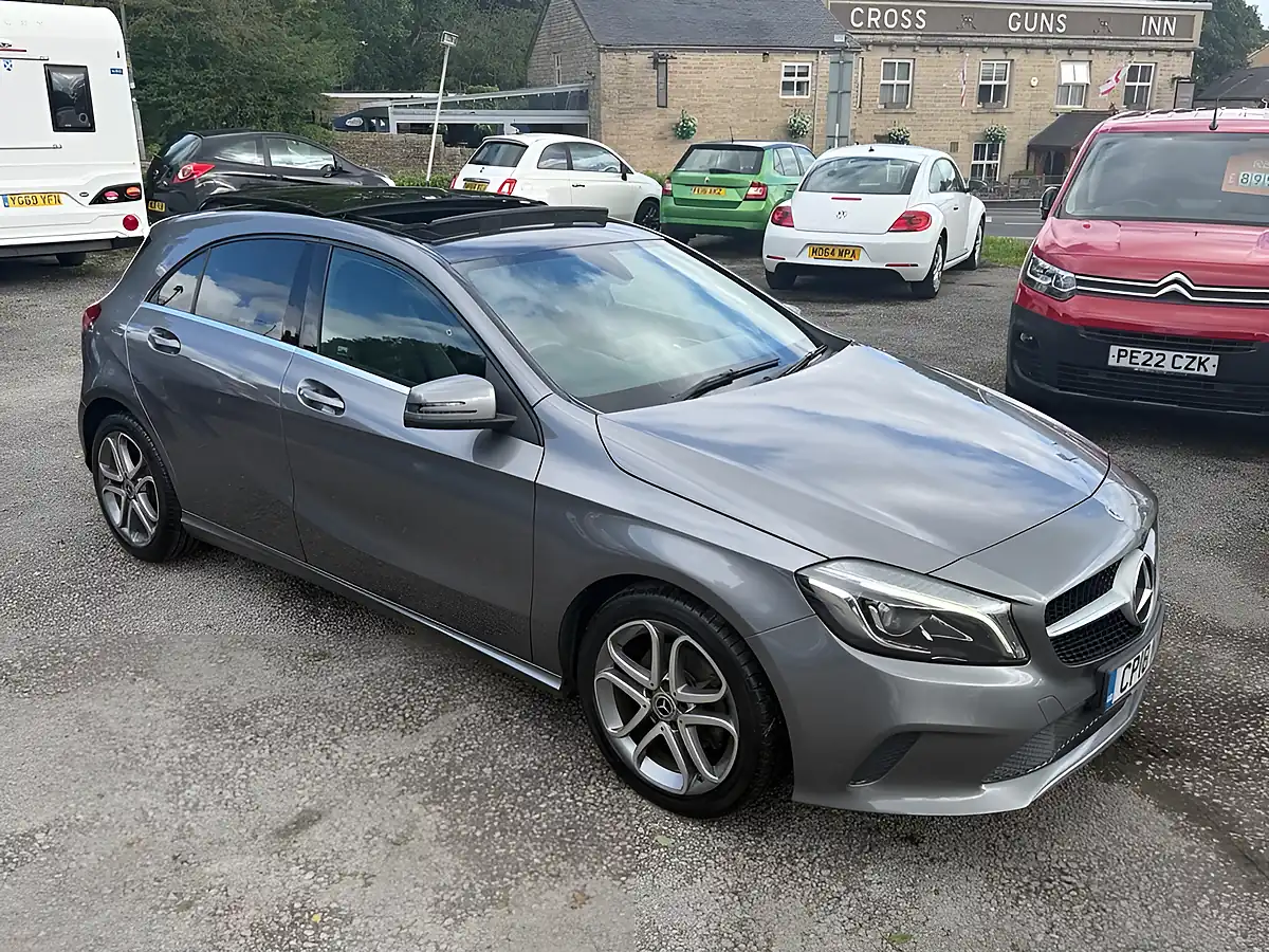 Used 2018 Mercedes-Benz a Class Sport Edition Plus Mountain Grey - Interior and Exterior details 10