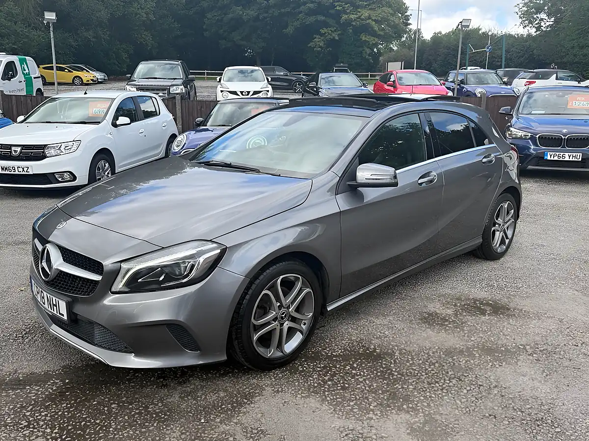 Used 2018 Mercedes-Benz a Class Sport Edition Plus Mountain Grey - Interior and Exterior details 11