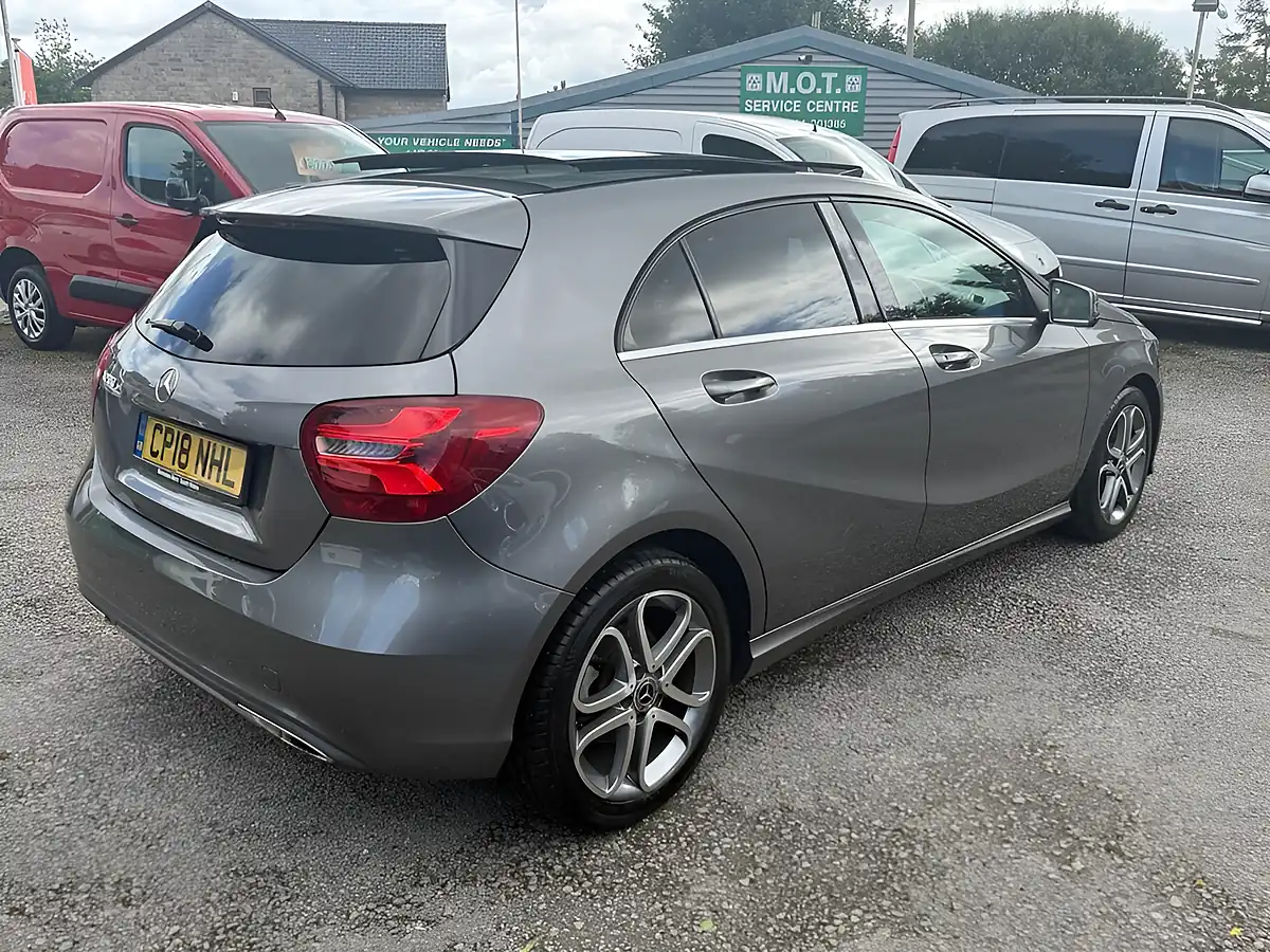Used 2018 Mercedes-Benz a Class Sport Edition Plus Mountain Grey - Interior and Exterior details 14