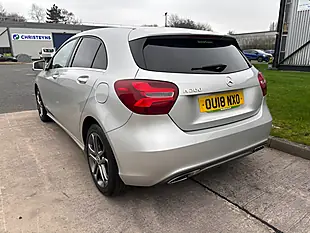 Used 2018 Mercedes-Benz a Class Sport Edition Silver - Interior and Exterior details 11