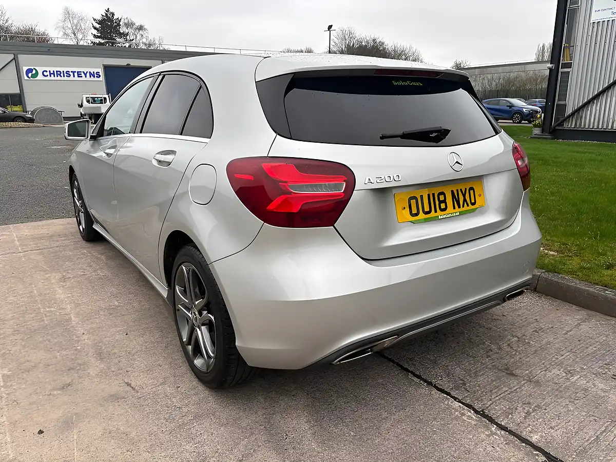 Used 2018 Mercedes-Benz a Class Sport Edition Silver - Interior and Exterior details 11