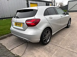 Used 2018 Mercedes-Benz a Class Sport Edition Silver - Interior and Exterior details 19