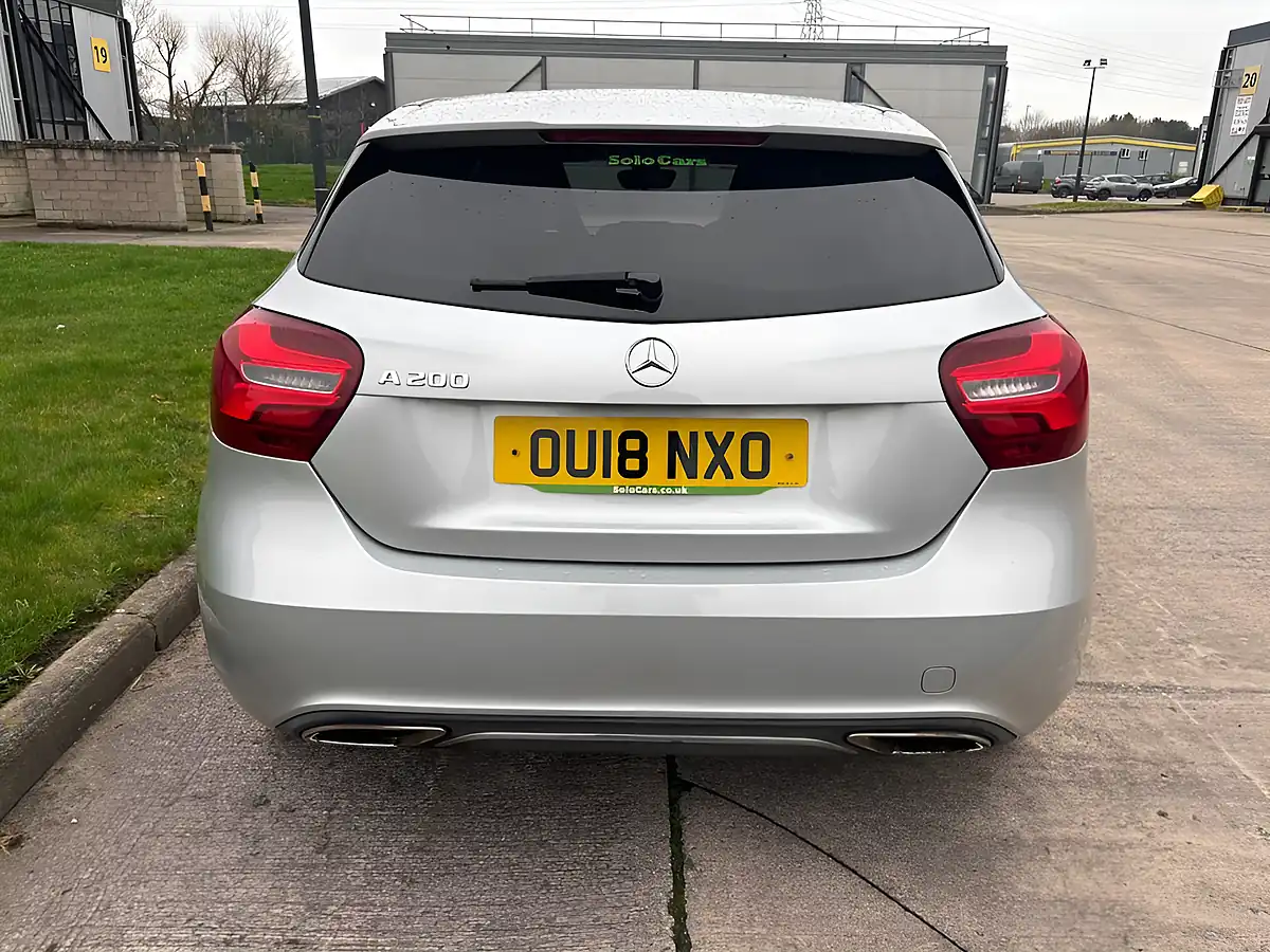 Used 2018 Mercedes-Benz a Class Sport Edition Silver - Interior and Exterior details 20