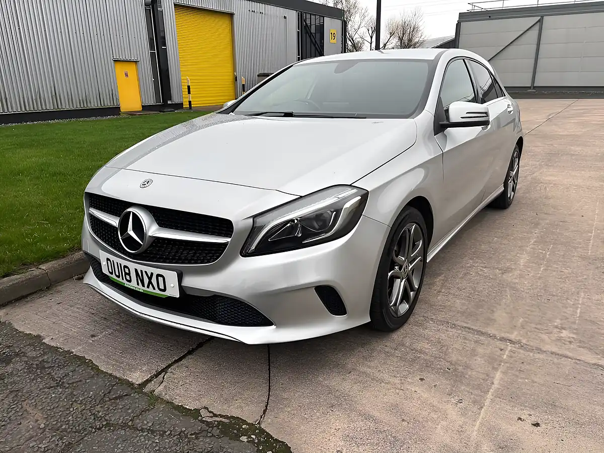 Used 2018 Mercedes-Benz a Class Sport Edition Silver - Interior and Exterior details 3