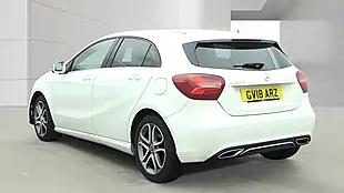 Used 2018 Mercedes-Benz a Class Sport Edition White - Interior and Exterior details 3