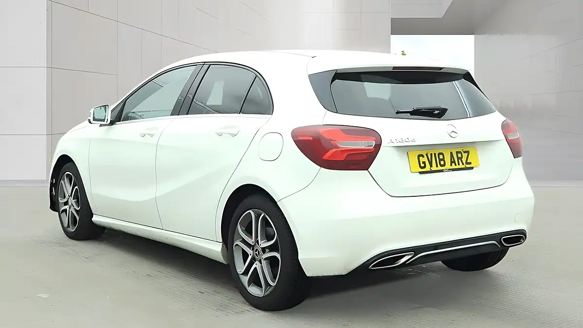 Used 2018 Mercedes-Benz a Class Sport Edition White - Interior and Exterior details 3