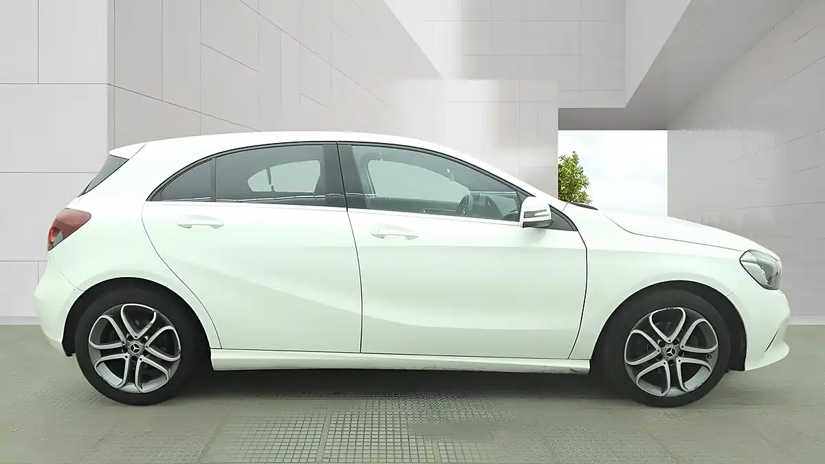Used 2018 Mercedes-Benz a Class Sport Edition White - Interior and Exterior details 5