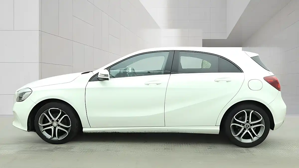 Used 2018 Mercedes-Benz a Class Sport Edition White - Interior and Exterior details 6