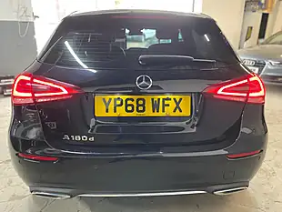 Used 2018 Mercedes-Benz a Class Sport (executive) Black - Interior and Exterior details 10