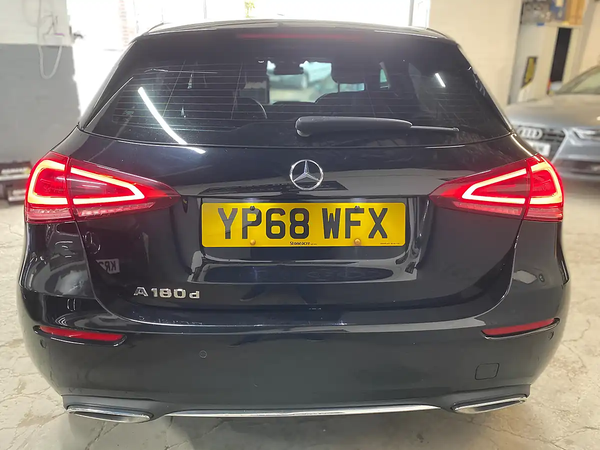 Used 2018 Mercedes-Benz a Class Sport (executive) Black - Interior and Exterior details 10