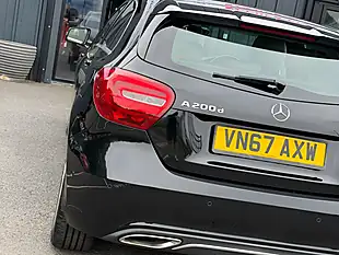 Used 2018 Mercedes-Benz a Class Sport (executive) Black - Interior and Exterior details 14