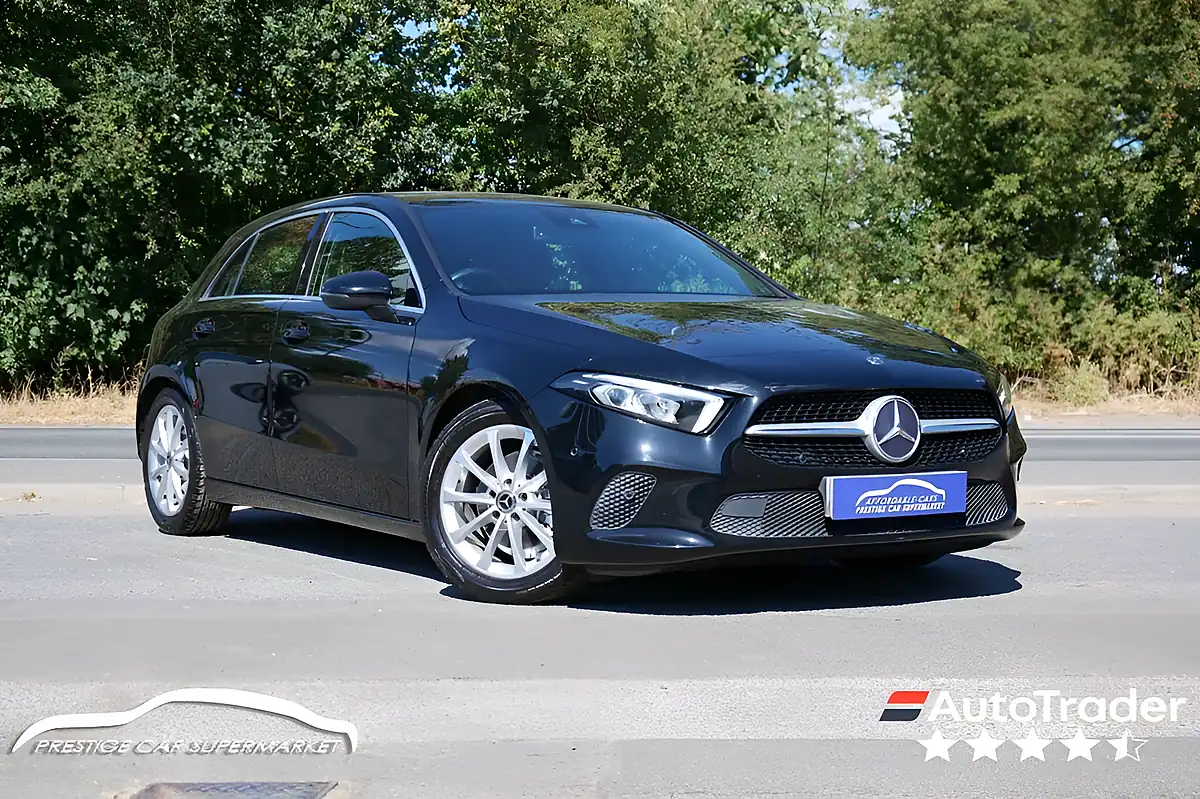 Used 2018 Mercedes-Benz a Class Sport Executive Black - Front View