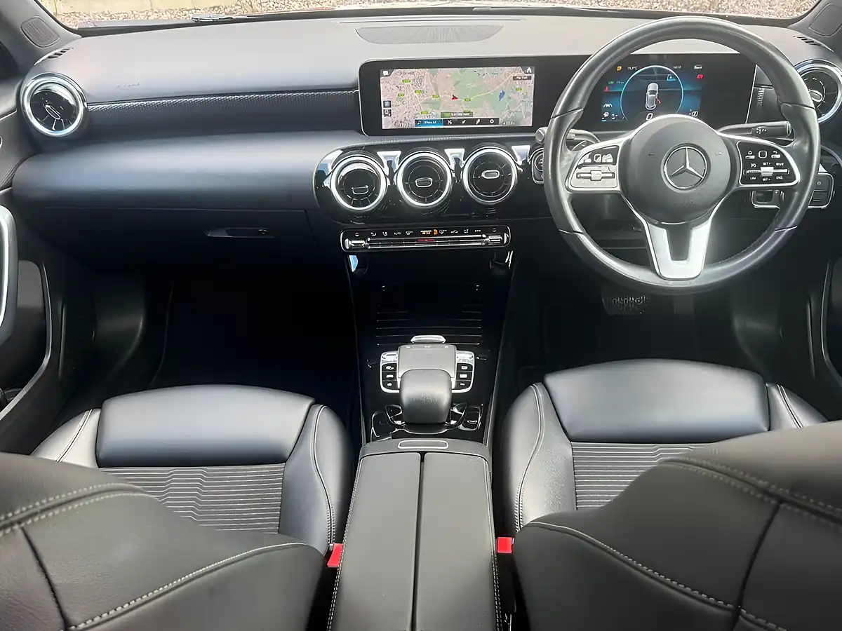 Used 2018 Mercedes-Benz a Class Sport (executive) Black - Interior and Exterior details 12