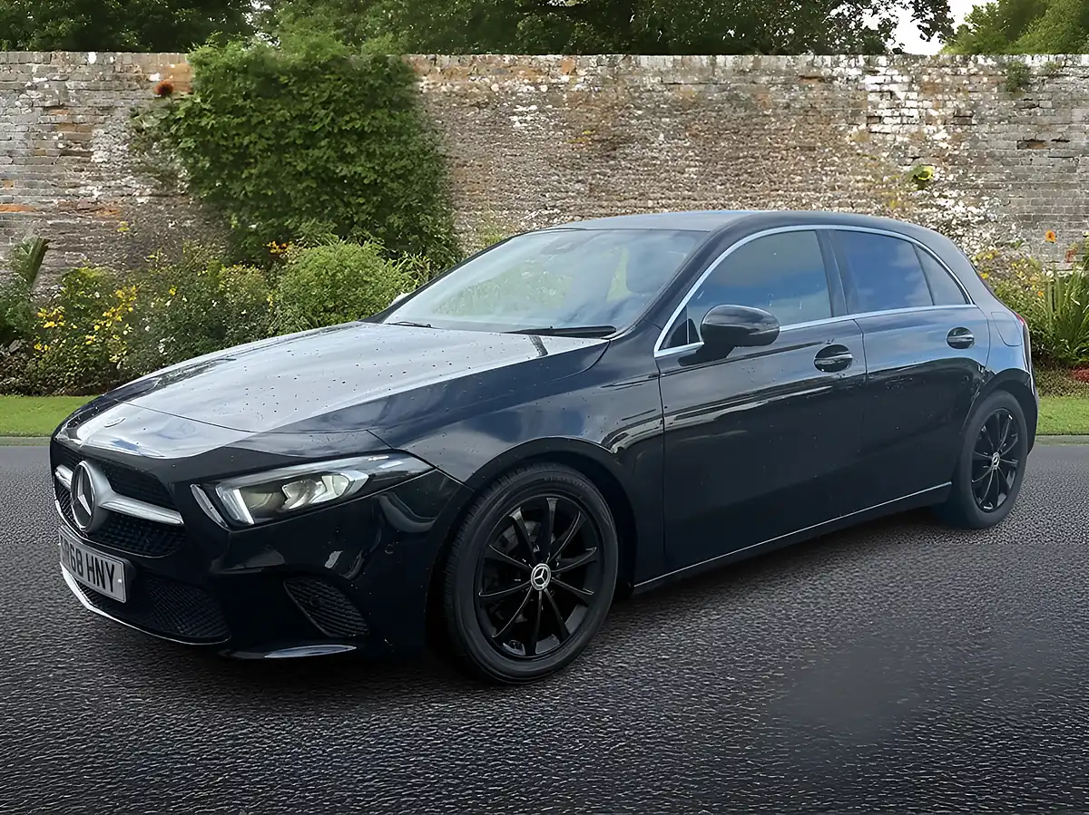 Used 2018 Mercedes-Benz a Class Sport (executive) Black - Interior and Exterior details 4