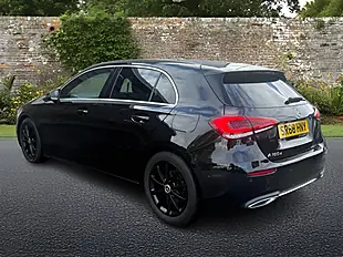 Used 2018 Mercedes-Benz a Class Sport (executive) Black - Interior and Exterior details 5