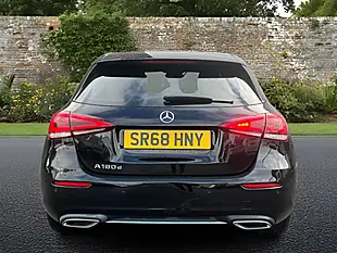 Used 2018 Mercedes-Benz a Class Sport (executive) Black - Interior and Exterior details 6