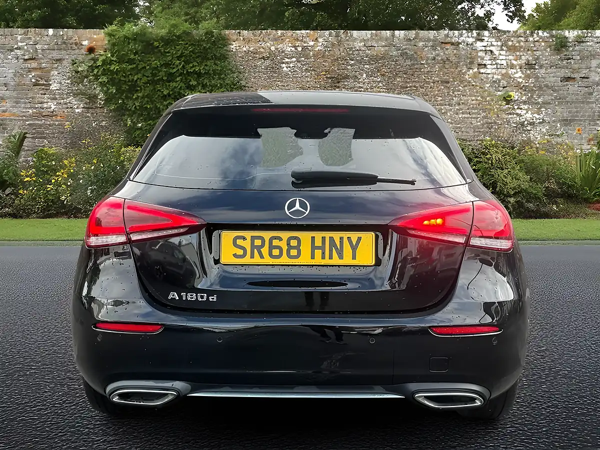 Used 2018 Mercedes-Benz a Class Sport (executive) Black - Interior and Exterior details 6