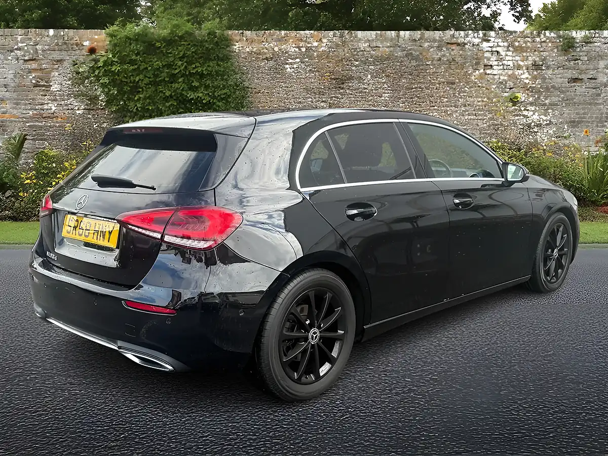 Used 2018 Mercedes-Benz a Class Sport (executive) Black - Interior and Exterior details 7