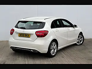 Used 2018 Mercedes-Benz a Class Sport Executive Cirrus White - Interior and Exterior details 10