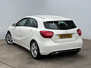 Used 2018 Mercedes-Benz a Class Sport Executive Cirrus White - Interior and Exterior details 14
