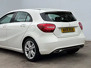 Used 2018 Mercedes-Benz a Class Sport Executive Cirrus White - Interior and Exterior details 15