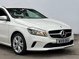 Used 2018 Mercedes-Benz a Class Sport Executive Cirrus White - Interior and Exterior details 2