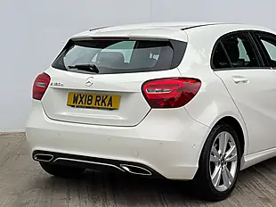 Used 2018 Mercedes-Benz a Class Sport Executive Cirrus White - Interior and Exterior details 20