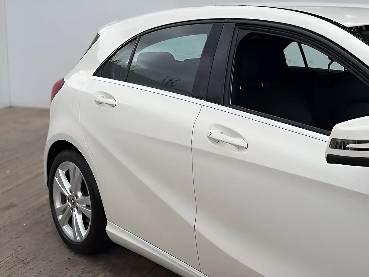 Used 2018 Mercedes-Benz a Class Sport Executive Cirrus White - Interior and Exterior details 5