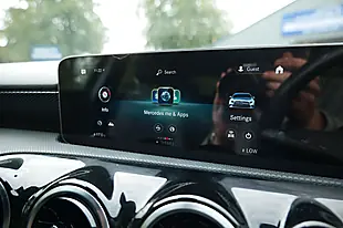 Used 2018 Mercedes-Benz a Class Sport (executive) Cosmos Black - Interior and Exterior details 6