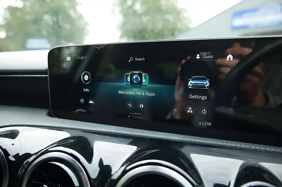 Used 2018 Mercedes-Benz a Class Sport (executive) Cosmos Black - Interior and Exterior details 6