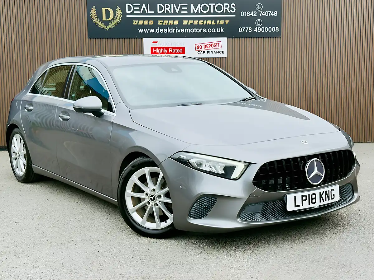 Used 2018 Mercedes-Benz a-Class Sport (executive) Grey - Front View