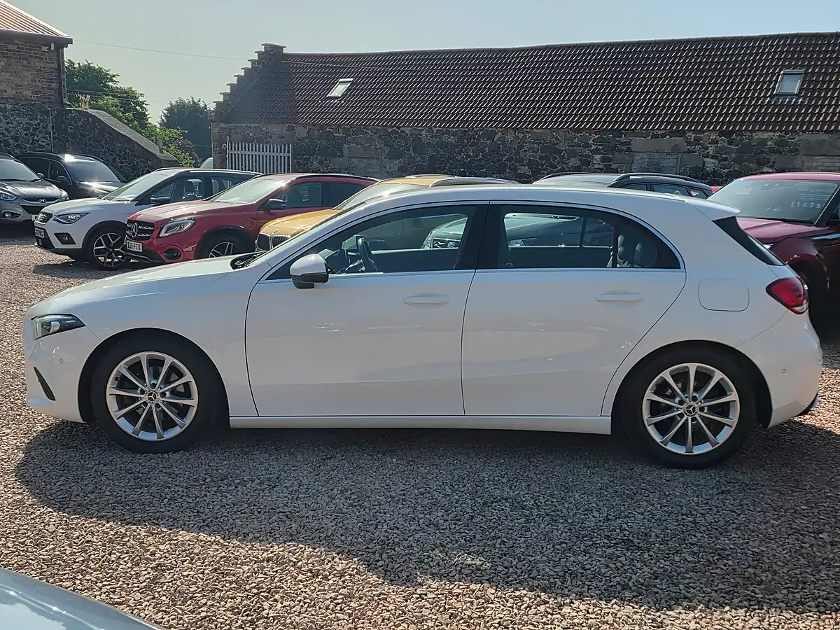 Used 2018 Mercedes-Benz a Class Sport (executive) Polar White - Interior and Exterior details 14