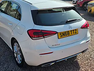 Used 2018 Mercedes-Benz a Class Sport (executive) Polar White - Interior and Exterior details 16