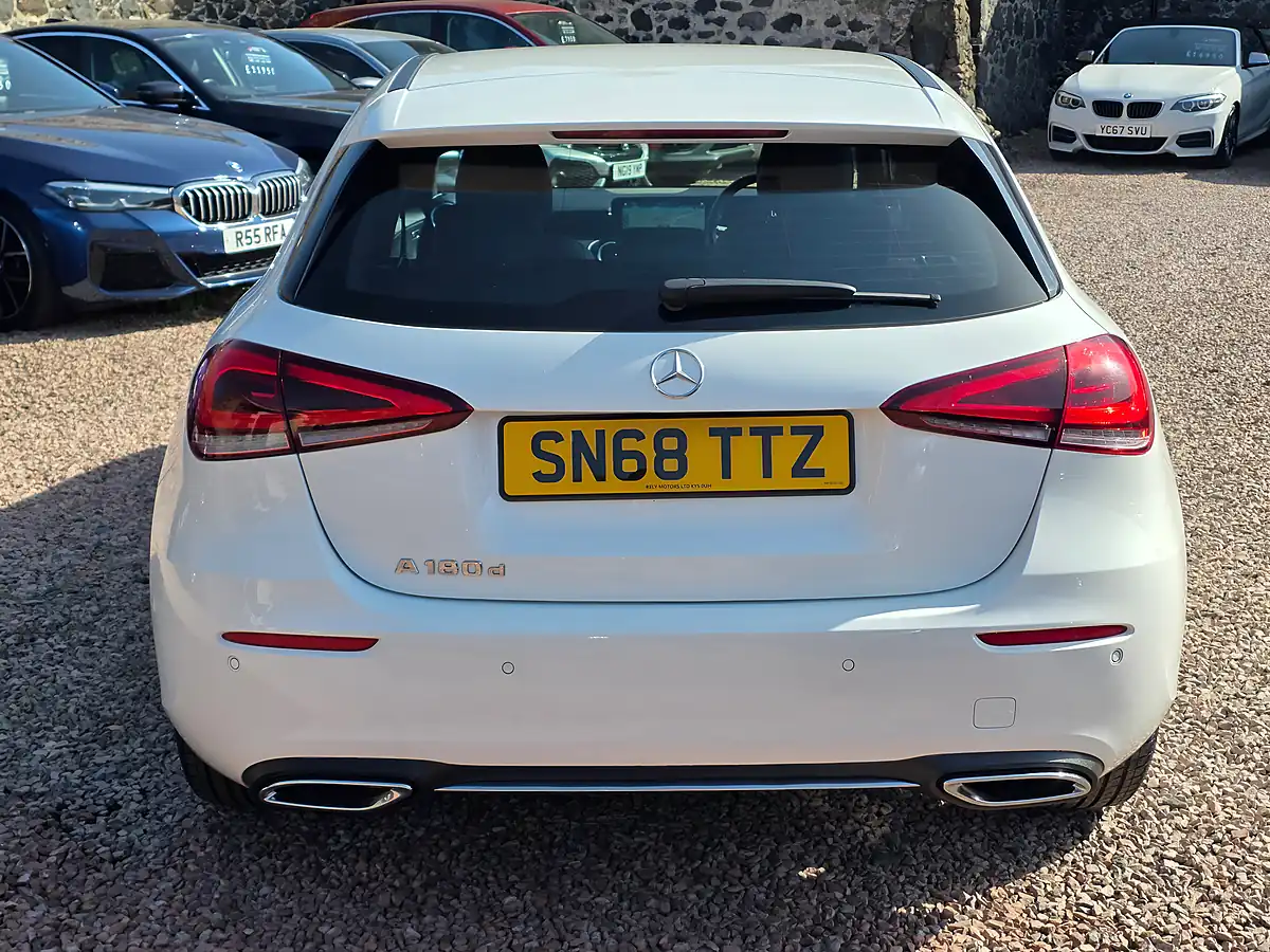 Used 2018 Mercedes-Benz a Class Sport (executive) Polar White - Interior and Exterior details 17