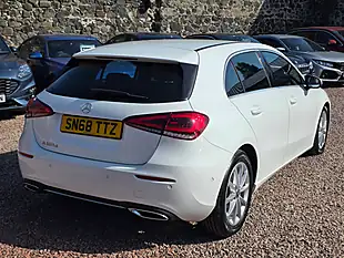 Used 2018 Mercedes-Benz a Class Sport (executive) Polar White - Interior and Exterior details 18