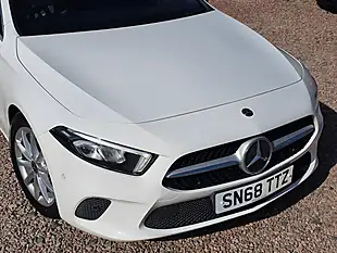 Used 2018 Mercedes-Benz a Class Sport (executive) Polar White - Interior and Exterior details 2