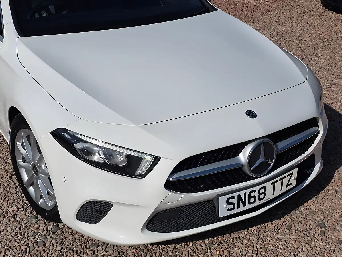 Used 2018 Mercedes-Benz a Class Sport (executive) Polar White - Interior and Exterior details 2