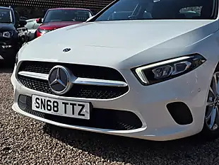 Used 2018 Mercedes-Benz a Class Sport (executive) Polar White - Interior and Exterior details 6