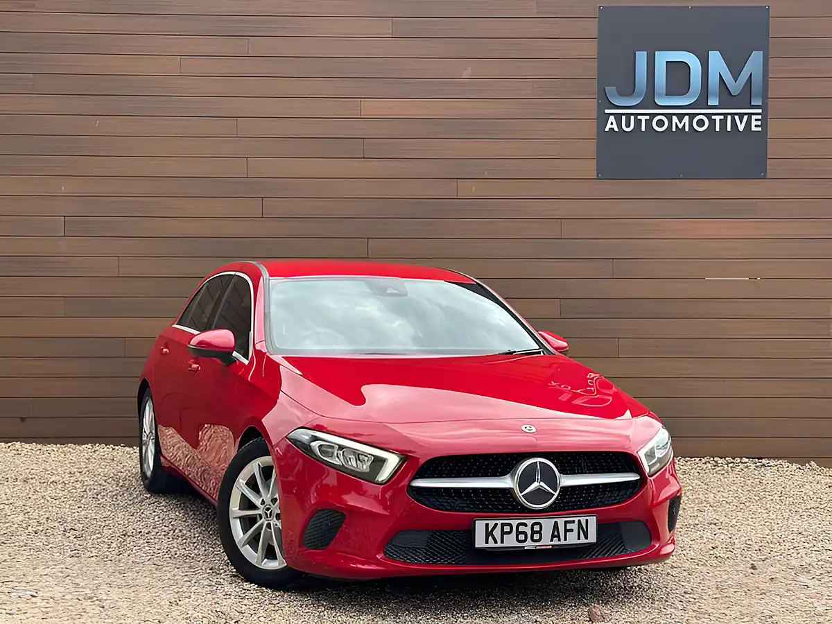 Used 2018 Mercedes-Benz a Class Sport Executive Red - Front View